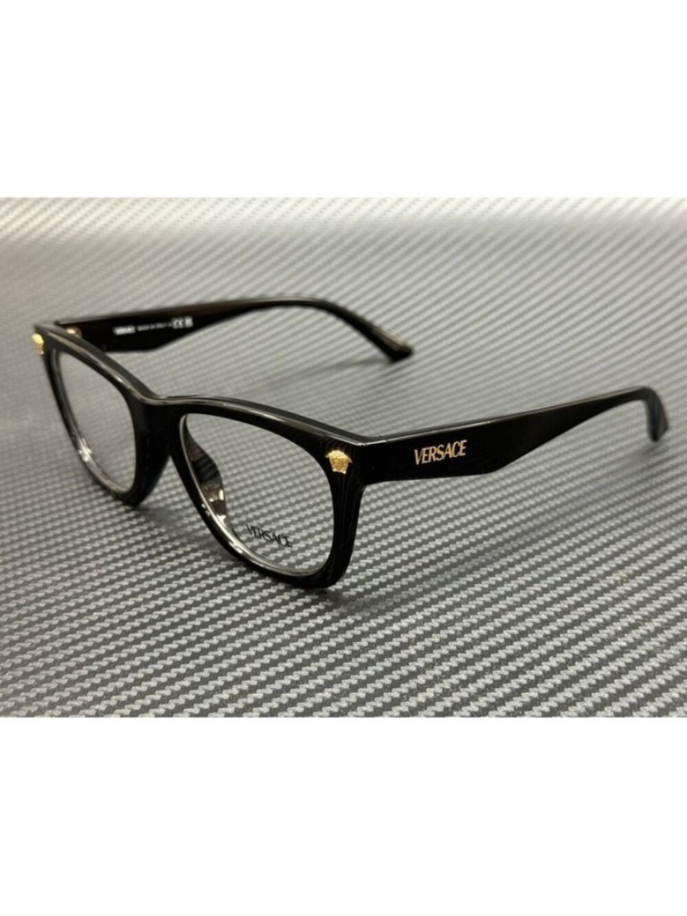 New Versace Men Black Eyeglasses 52-18-145